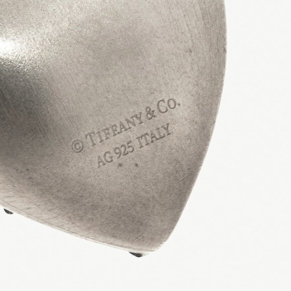 Tiffany & Co. Ziegfield Sterling Silver Heart Locket Pendant - Picture 4 of 5